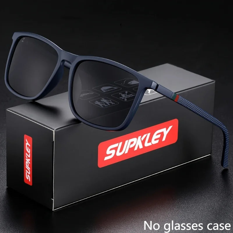 Men's Sports Polarized Sunglasses Comfortable Square Sunglasses Lightweight Glasses Accessories