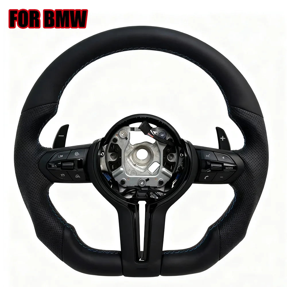 Full Black M Sport Volant Stering Wheel for BMW F01 F10 F11 F12 X5 F15 X6 F20 F21 F22 F23 F25 F26 F30 F31 F32 F33 F34 F35 F36 M3