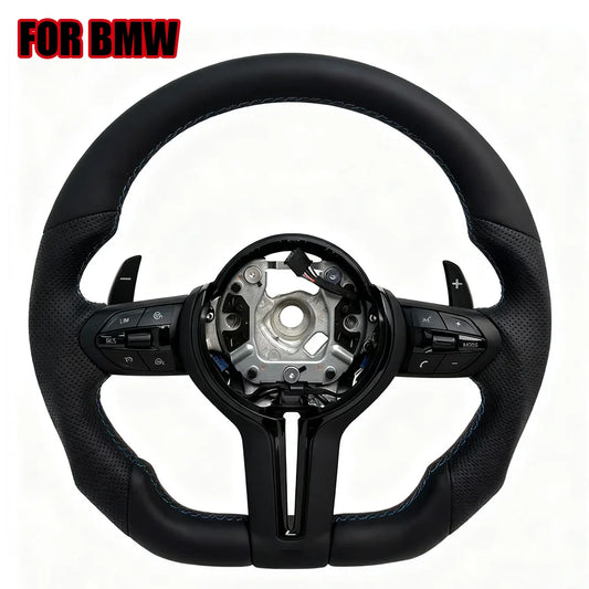 Full Black M Sport Volant Stering Wheel for BMW F01 F10 F11 F12 X5 F15 X6 F20 F21 F22 F23 F25 F26 F30 F31 F32 F33 F34 F35 F36 M3