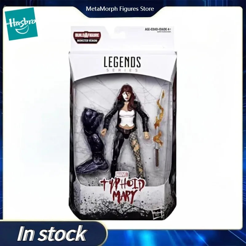 Original Hasbro Marvel Legends Series MARVEL'S TYPHOID MARY Anime Figure Toy Collection Model