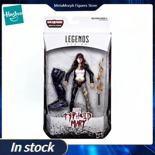 Original Hasbro Marvel Legends Series MARVEL'S TYPHOID MARY Anime Figure Toy Collection Model