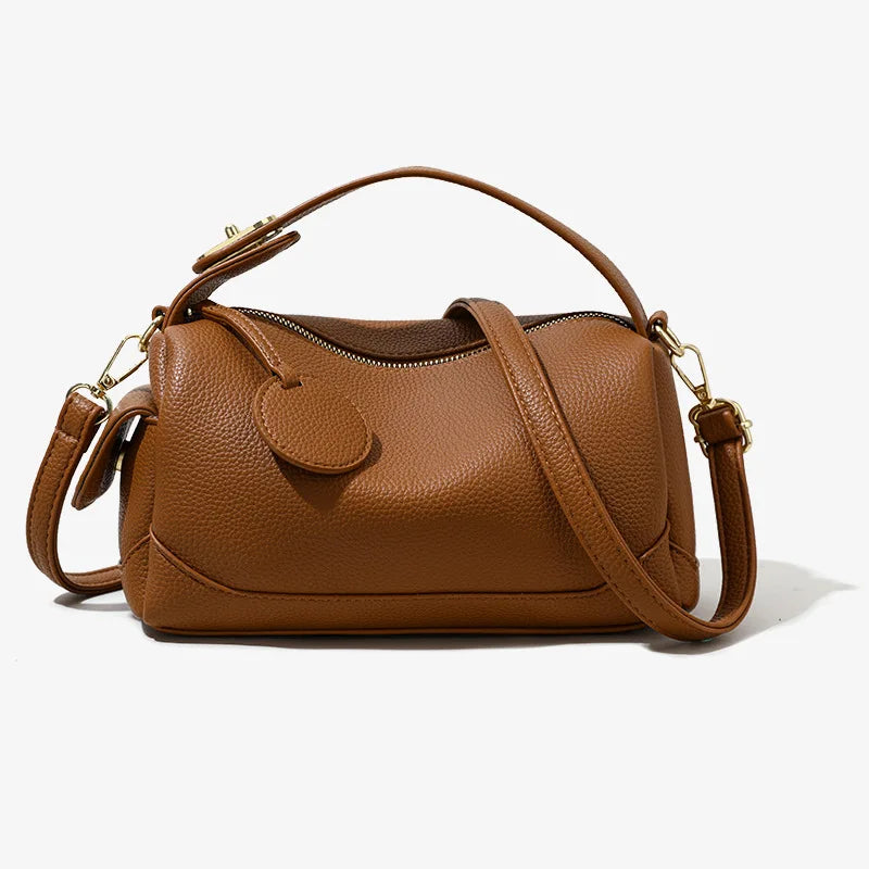 Women's Bags Fashion PU Leather Top Carrying Bag Handbags Multi Pocket Design Multifunctional Crossbody Tote Bag Shoulder Bag