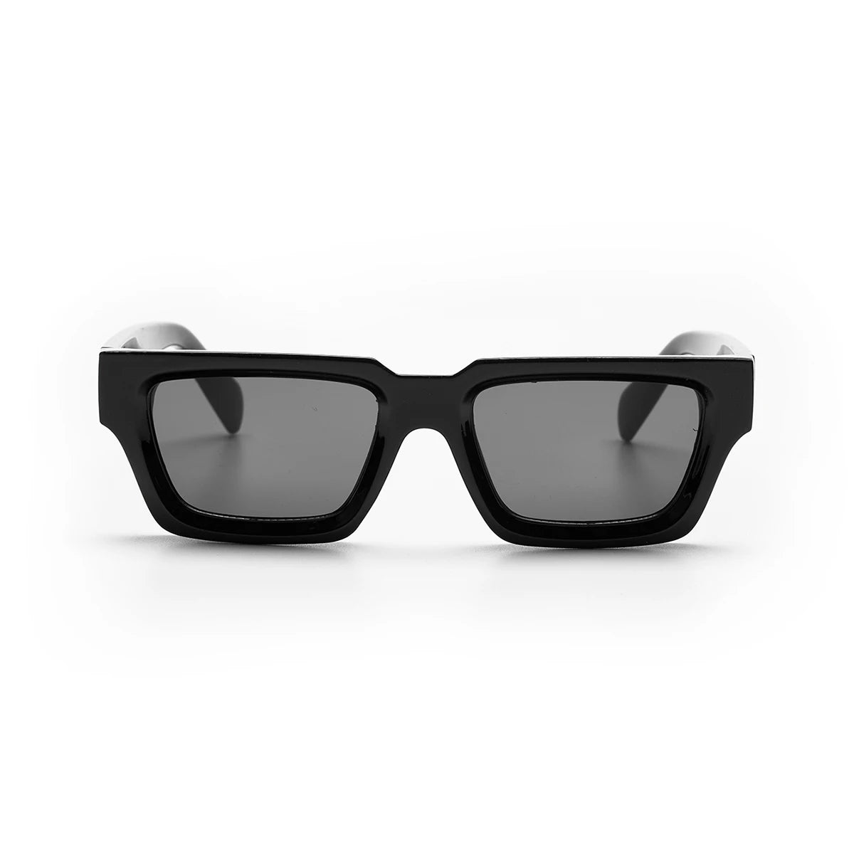 Ruiao 2026 fashion black small rectangular thick frame sunglasses for men and women rectangular summer wear shades