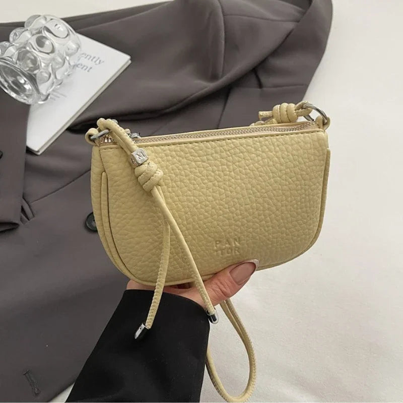 Ladies' Crossbody Bag Is Fashionable, Versatile, Solid Color, Exquisite Design, Daily Commuting, Casual Shoulder Bag Handbag