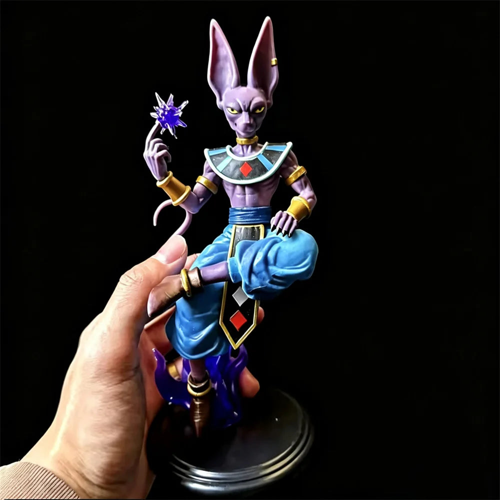 Anime Dragon Ball Z Beerus Figure 20cm/7.87in Super God Of Destruction Beerus Action Figures Collection Mode Toys Gifts