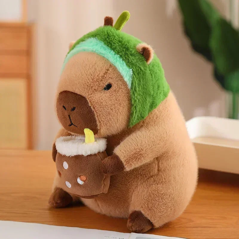 Kawaii Anime Capybara Bread Plush Toy Creative Stuffed Animals Capybara Toast Doll Girl Birthday Toys Girlfriend Cute Gift