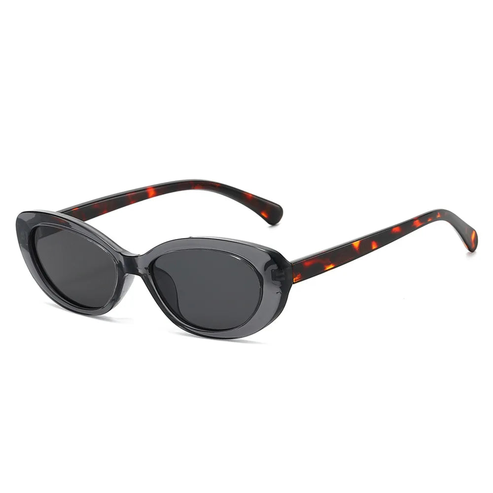 JNPCXI Small Oval Sunglasses for Women Vintage Design Sun glasses Shades Female Retro Punk Men Sunglass Outdoor Trendy Eyewear