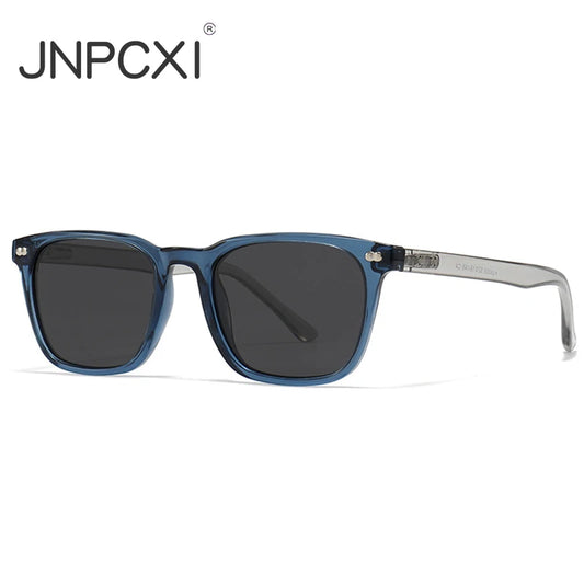 JNPCXI New Vintage Polarized Rivets Polygon Square Leopard Women Sunglasses Fashion Men Shades UV400