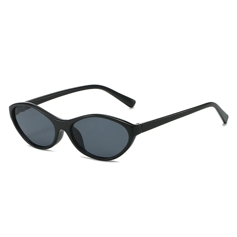 JNPCXI New Retro Cat Eye Sunglasses Shades UV400 Women Fashion Jelly Tea Sun Glasses