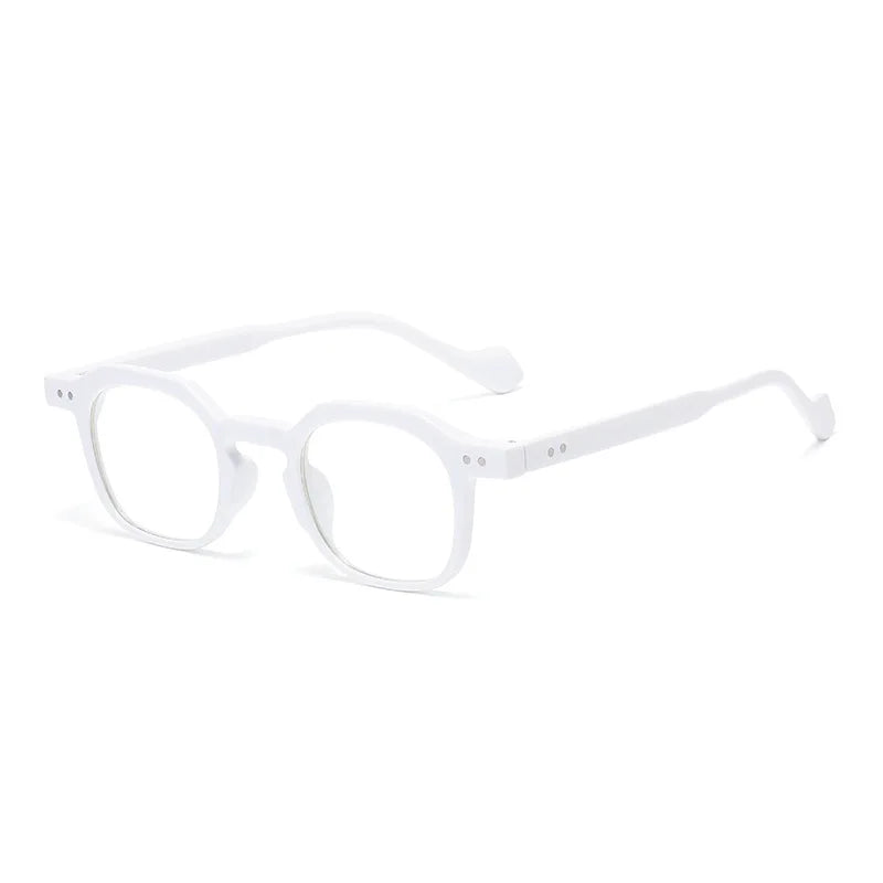 JNPCXI New Retro Small Square Men Glasses Frame Fashion Punk Eyewear Clear Anti-Blu-Ray Women Optical Frame Computer