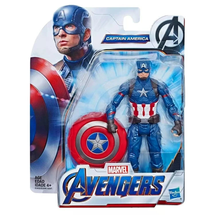 Original Hasbro MARVEL The Avengers Captain America IRON SPIDER Hulk CHITAURI ANT-MAN BLACK PANTHER Anime Figure Toy Collection