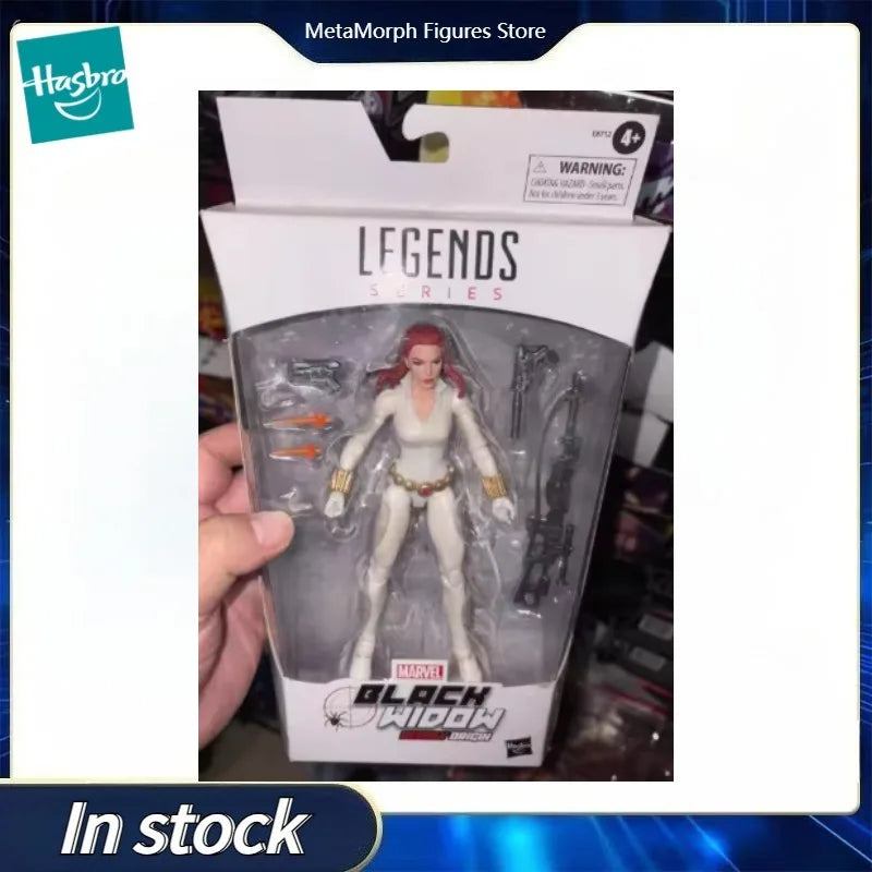 Original Hasbro Marvel Legends Series BALCK WIDOW Anime Figure Toys Collection Ornaments