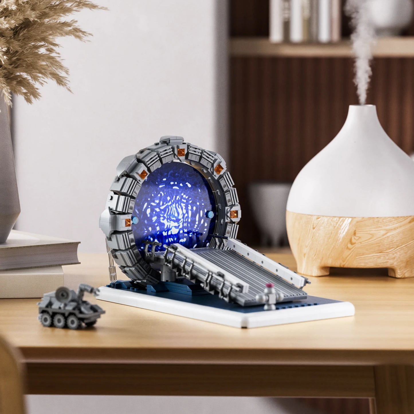 Stargateal Building Block Kit, Movie Space Travel Scenes Machine Bricks (722PCS)