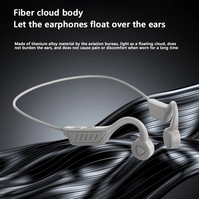 Bone Conduction Swimming Headphones Bluetooth 5.3 IPX8 Waterproof HIFI Stereo Sound MP3 Bluetooth Dual Mode Sports Headphones