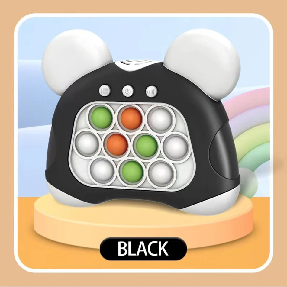 Pop Quick Push Bubbles Game Machine Kids Cartoon Fun Whac-A-Mole Squeezing Toys