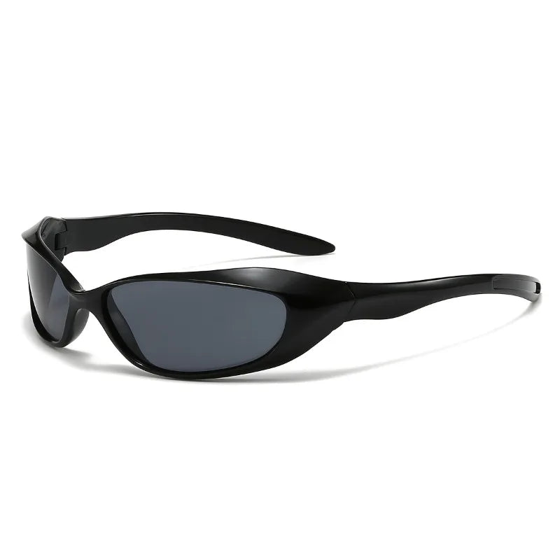 Futuristic Cyberpunk Sunglasses Y2K Millennium Hot Girl Street Photography Glasses Hip-hop Trendsetters Unisex Cycling Glasses
