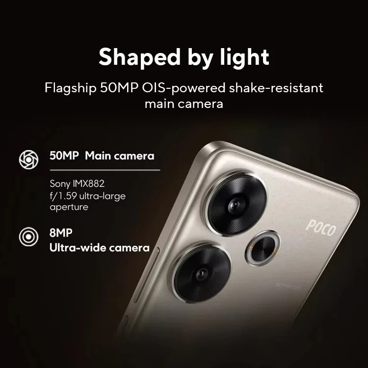 POCO F6 Smartphone Gen 3 NFC 120Hz Flow AMOLED 90W Turbo Charged 5000mAh Battery