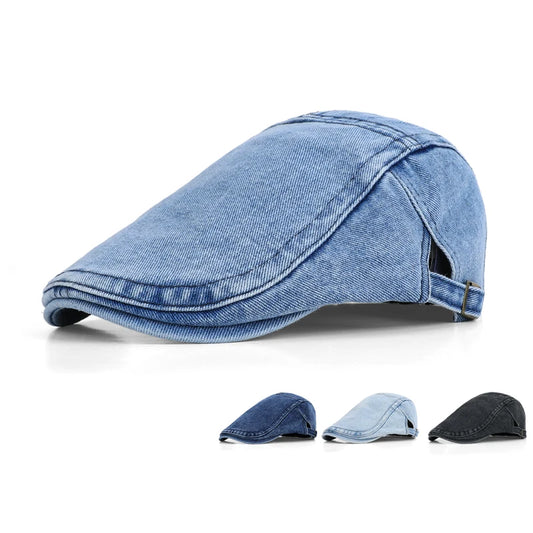 6164-New summer women's sunscreen sunshade hat - children's fashionable casual painter hat - Japanese-style baseballcap-berethat