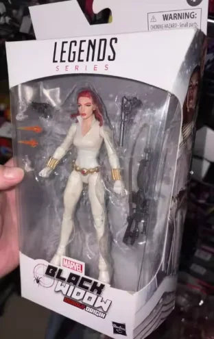 Original Hasbro Marvel Legends Series BALCK WIDOW Anime Figure Toys Collection Ornaments