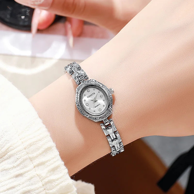 High Quality Luxury Quartz Watch Gold Bracelet Wristwatch Women Watches Fashion Female Clock Reloj Mujer Relógio Feminino