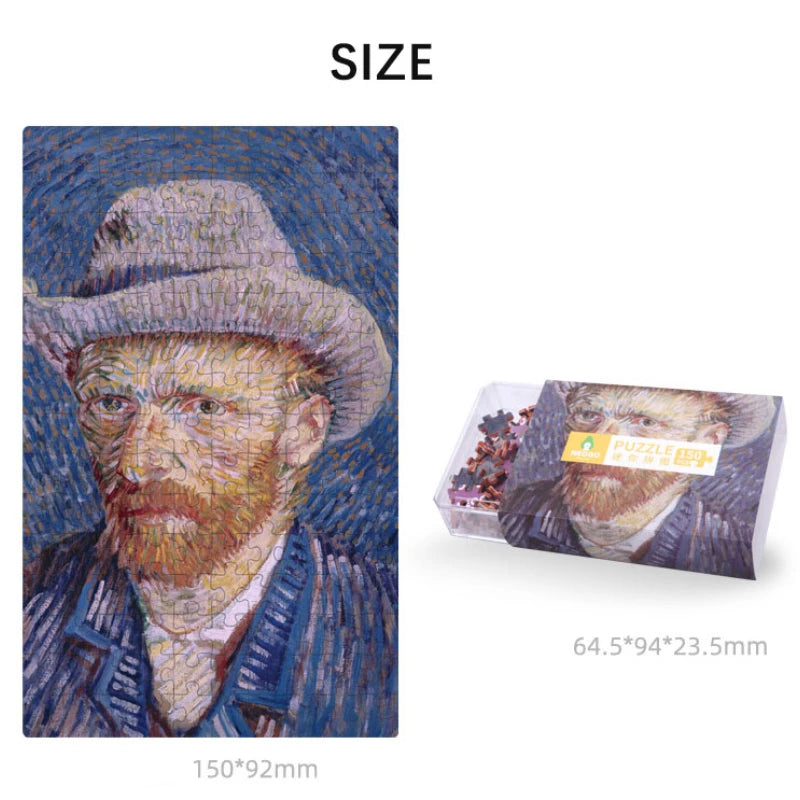 150pcs Tube Mini Cardboard Jigsaw Puzzles Matchbox Game Toys for Children Adults Learning Educational Assemble Toy Games Jigsaw