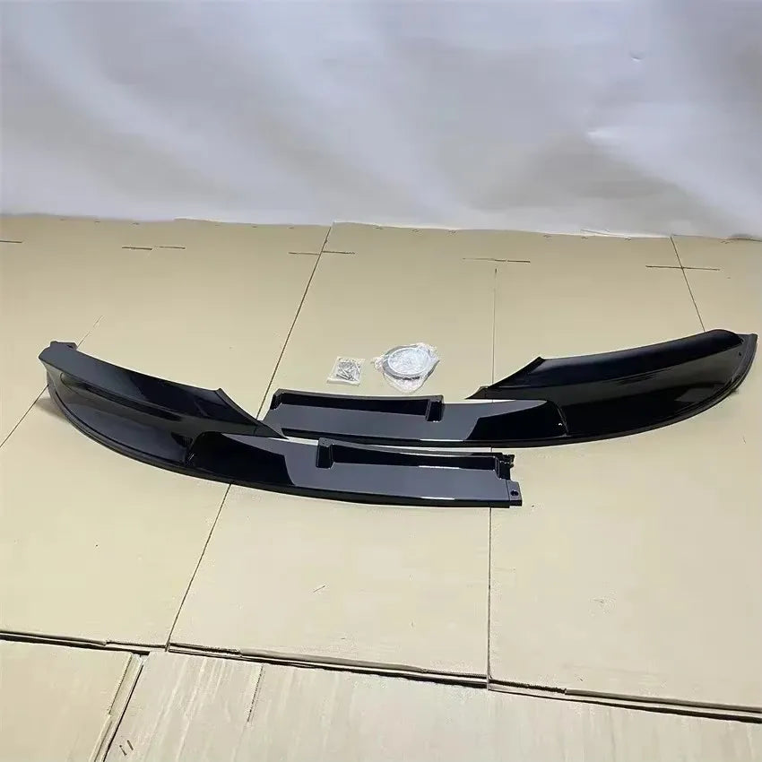 For BMW 3 Series F30 F31 M Sport 2012-2018 Black Car Front Bumper Spoiler Lip Splitter Body Kit Bumper Lip Chin Diffuser Guard