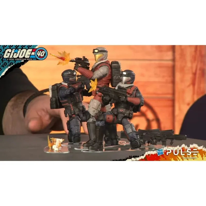 Original Hasbro G.I. Joe Classified Series 47 Cobra Viper Officer & Vipers Anime Figures Toys Collection Models