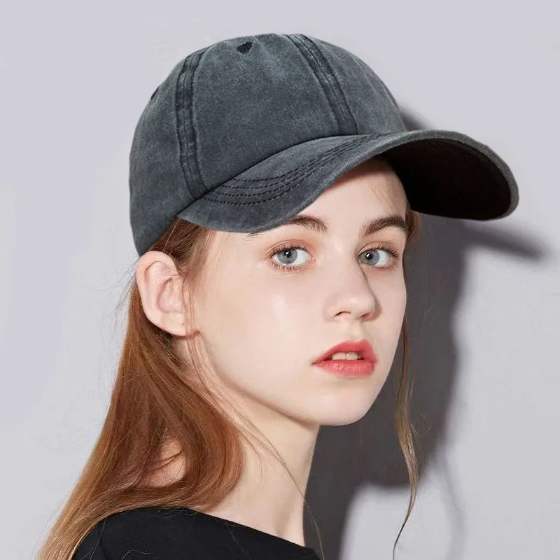Fashion Solid Baseball Men's Caps, Streetwear Style Women Hat Snapback Casquette