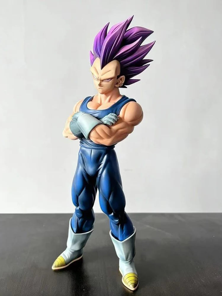 New Dragon Ball Z Majin Vegeta Figure Replace Head Vegeta Super Saiyan Action Figures 27cm/10.63inch Collection Model Toys Gifts