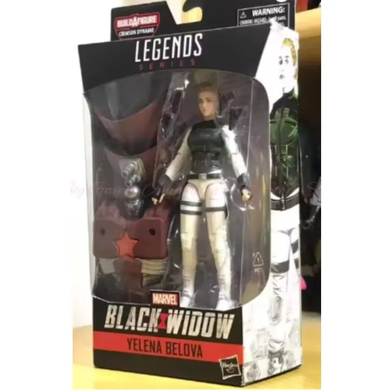 Original Hasbro Marvel Legends Series Black Widow Yelena Belova Anime Figure Toy Collection Model