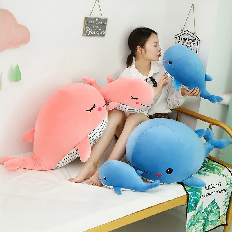 New Style Toy Very Soft Whale Plush Toys Cute High-quality Fish Pillow Cushion Kids Toys For Children Birthday Gifts