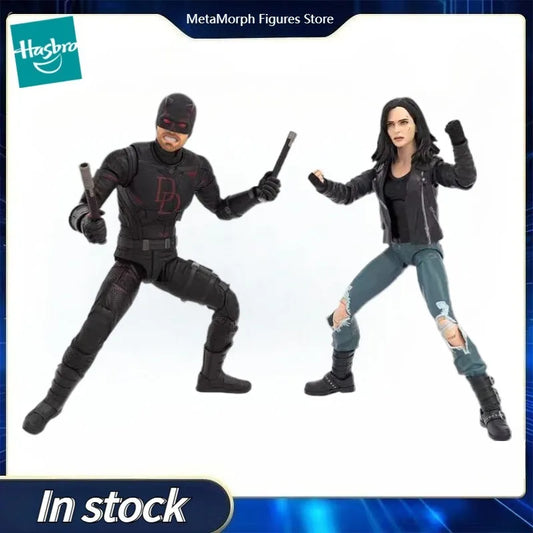 【Pre Sale】Original Hasbro Marvel Legends Series Jessica and Daredevil Anime Figure Toys Model Ornaments