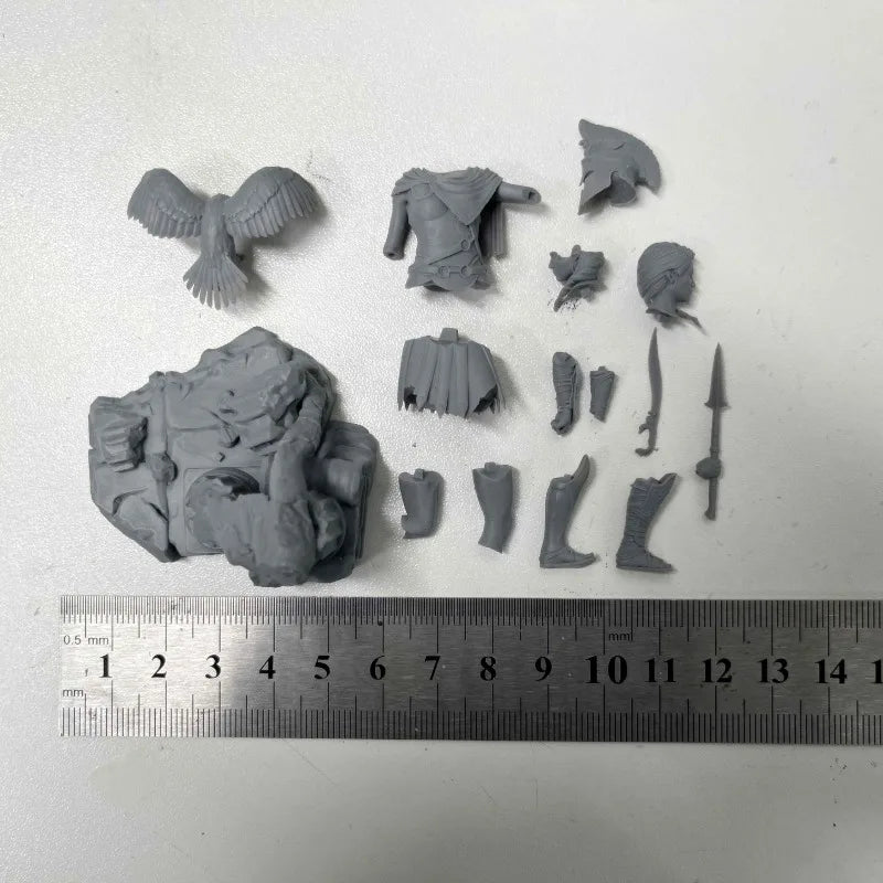 1/24 Scale Resin Figure Sparta Female Warrior Historical Unassembled Unpainted