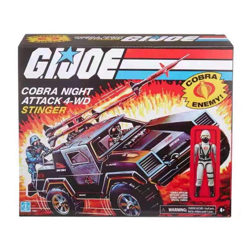 Original Hasbro G.I. Joe Classified Series COBRA NIGHT ATTACK 4-WD STINGER Anime Figure Toy Model Collection