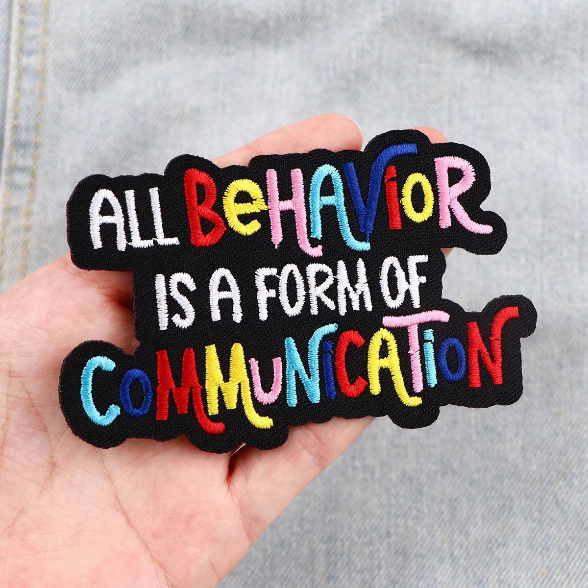 Funny Goose Patch Cartoon Embroidered Patches For Clothing DIY Iron on Patches For Clothes Letters Patch Stickers