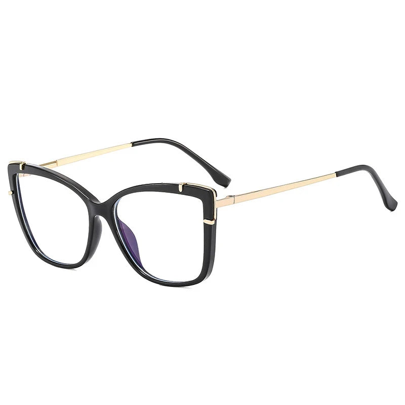 JNPCXI New Comfortable TR90 Square Vintage Computer Eyeglasses Glasses Frame Optical Spectacle Anti-blue Prescription Glasses