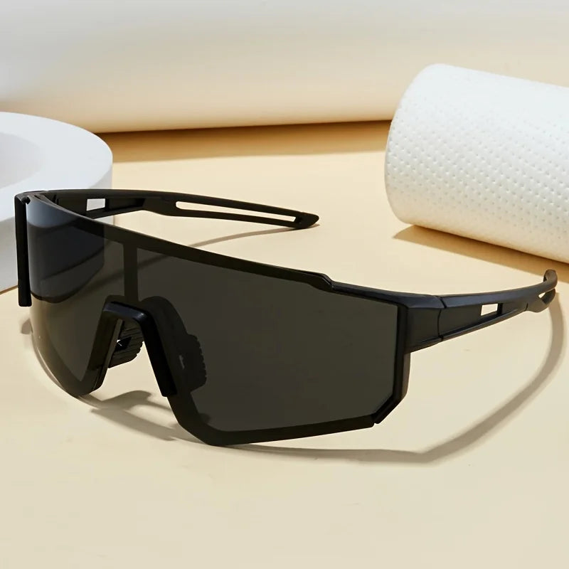New Geometric Anti-Reflective Fashion Glasses for Women Men Oversized Fashion Frames with Rainbow Iridescent Lenses