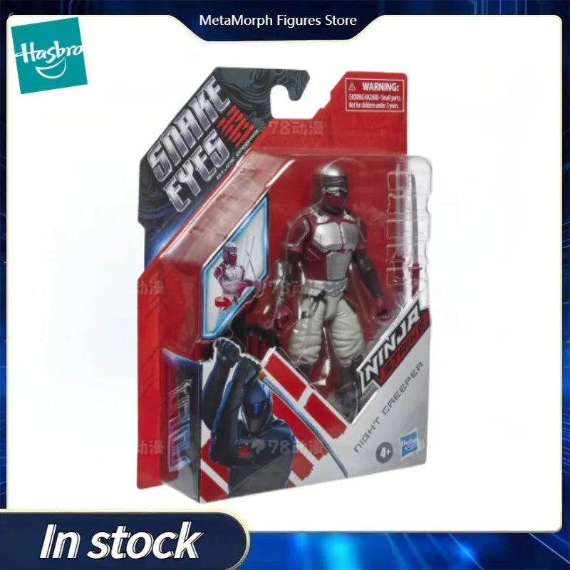 Original Hasbro G.I. Joe Snake Eyes: G.I. Joe Origins Night Creeper Anime Figures Toys Models Collection