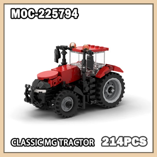 MOC-225794 Classic MG Tractor Engineering Vehicle Building Blocks Creative Sets