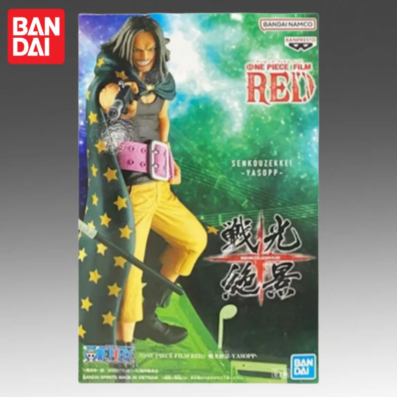 【IN STOCK】Original Banpresto One Piece Yasopp Red Hair Pirates Sniper 17cm Figure PVC Collectible Model Toy Gift