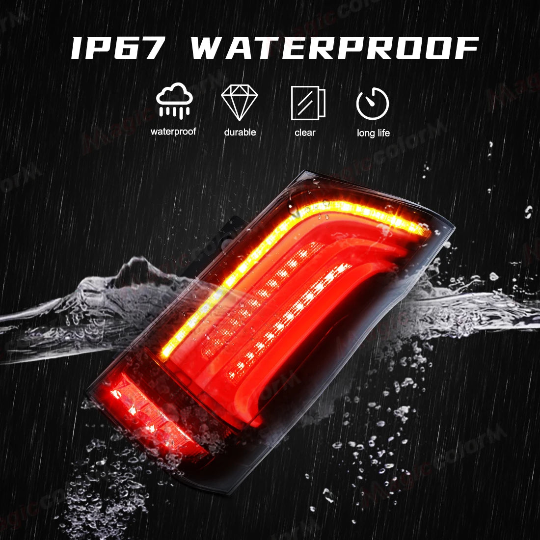 Left/Right Tail Lamp For Mercedes-Benz Vito V-Class V220D V250 V260 V300 W447 2016 2017 2018 2019 2020 2021 2022 2023 Taillights