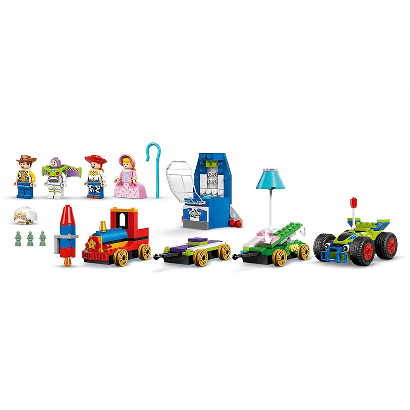 Lego Building Blocks Toy Story Celebration Train and Remote Control Car Puzzle