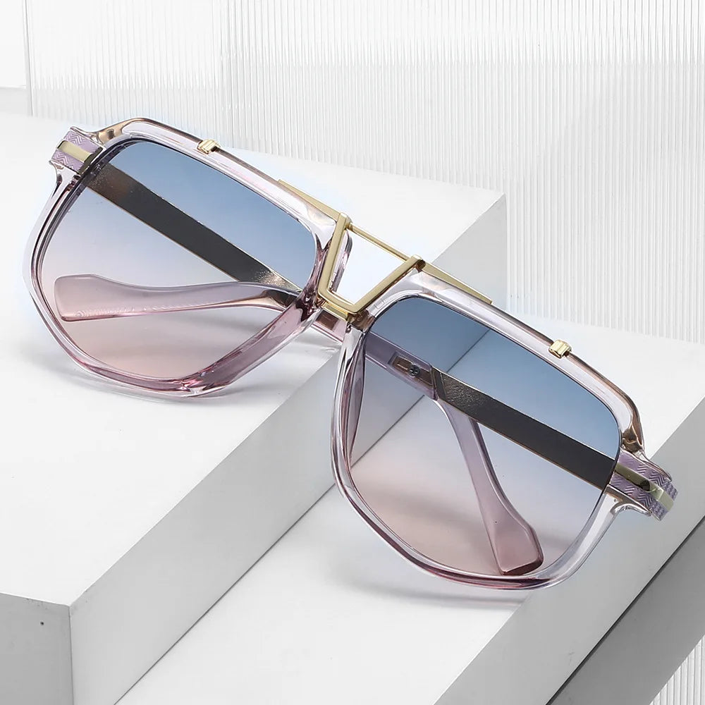 JNPCXI New Luxury Brand Men's Sunglasses 2026 Fashionable UV400 Protection Lens Unisex Women Design for Outdoor