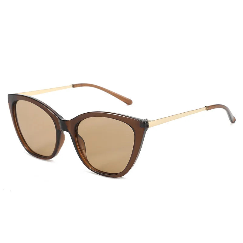 JNPCXI New Cat Eye Sunglasses Women for Female Fashion Shades Luxury Brand Designer Y2k Punk Sexy Ladies Eye Glasses