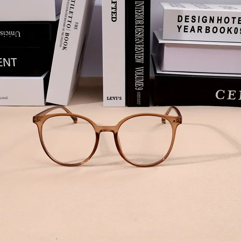 1pc Retro Full-Rim Square Frame Glasses - Lightweight Unisex Eyewear for Men & Women Fashion GlassesValentine's Day Gift