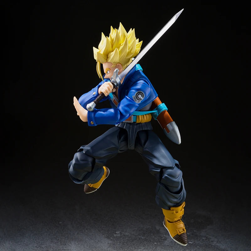 6in Anime Dragon Ball Z Figures SHF Super Saiyan Trunks Action Figure Collection