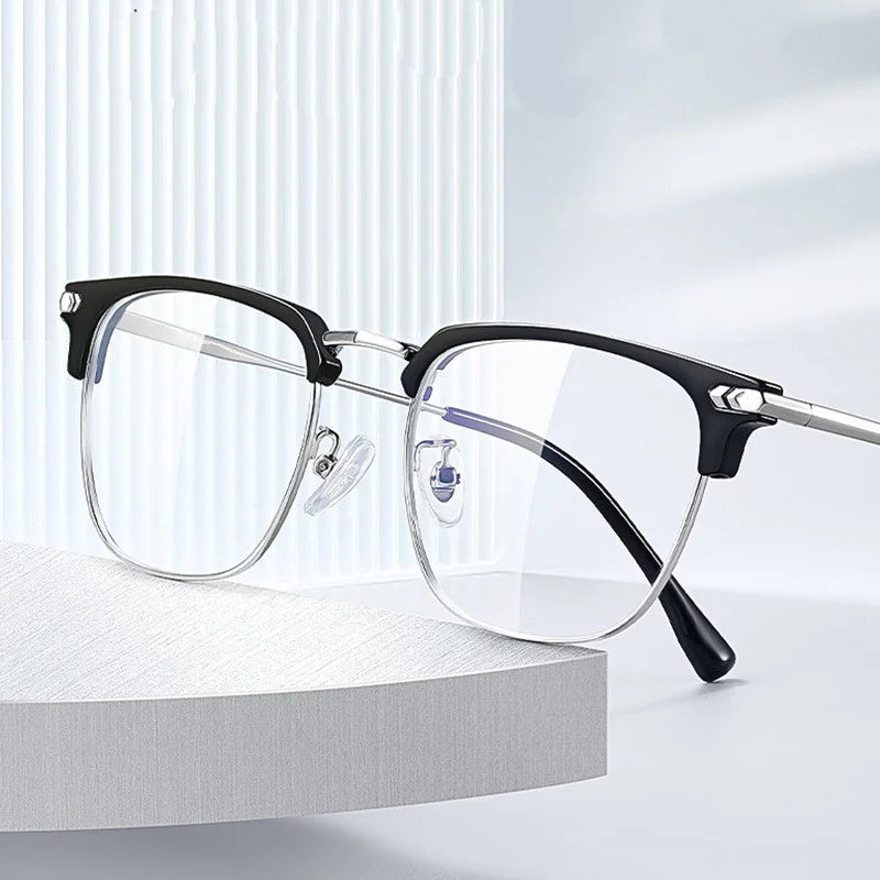 Blue Light Blocking Glasses Square Eyewear Computer Screen Protection for Office Work