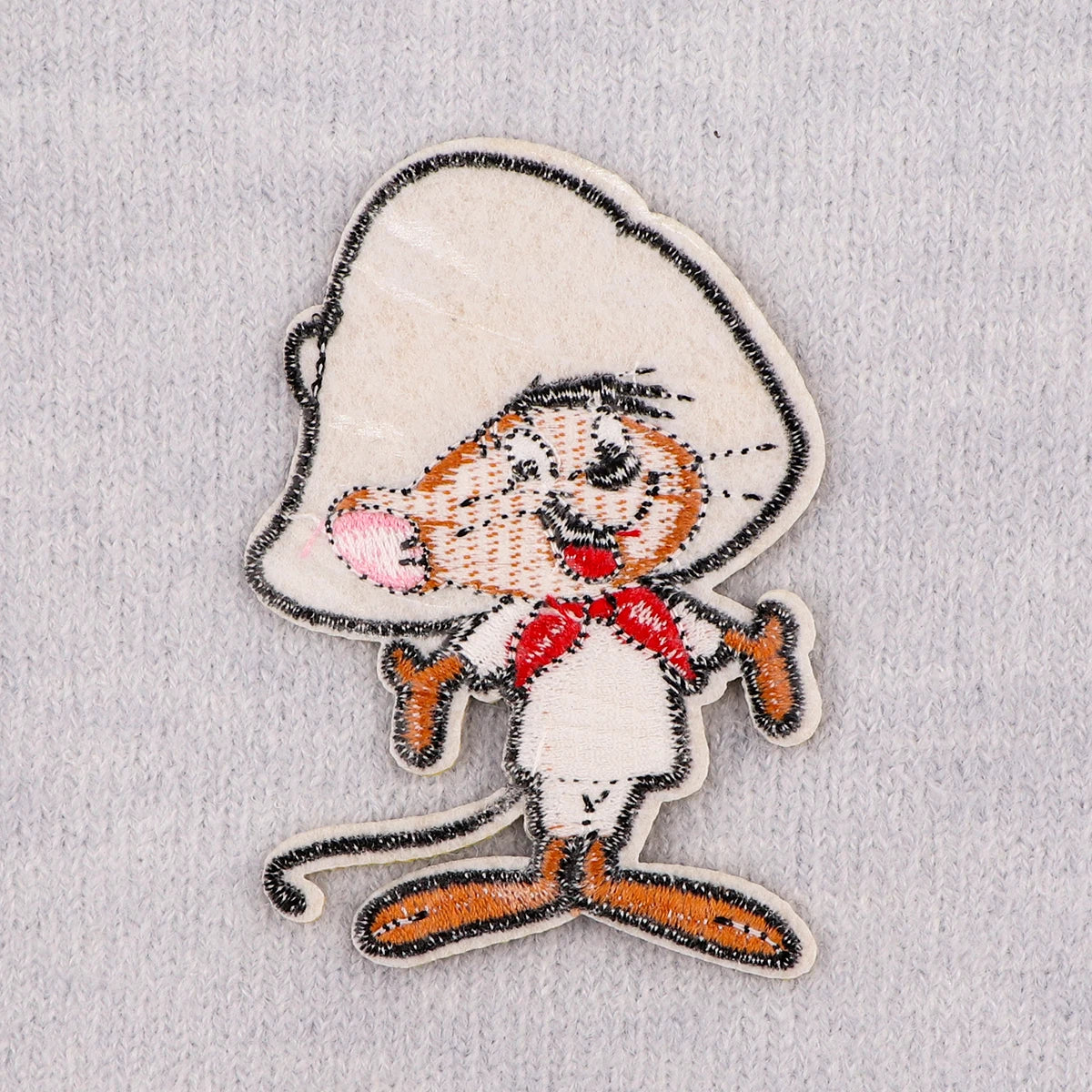 Mexican Mouse Patches For Clothing Cartoon Patches Appliques Iron on Badges Clothes Stickers DIY Sewing Embroideriy Stripes