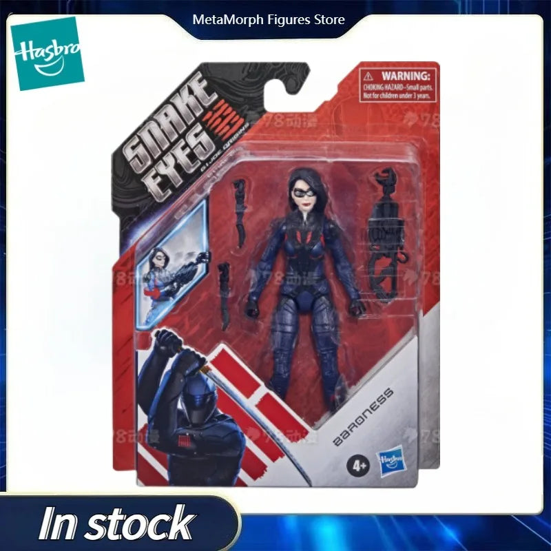 Original Hasbro G.I. Joe Snake Eyes: G.I. Joe Origins Baroness Anime Figures Toys Models Collection