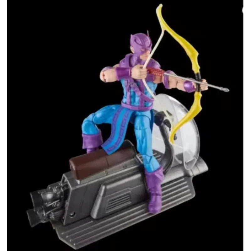Original Hasbro Marvel Legends Series Avengers BEYOND EARTH'S MIGHTIEST Hawkeye with Sky-Cycle Anime Figure Collection Model Toy